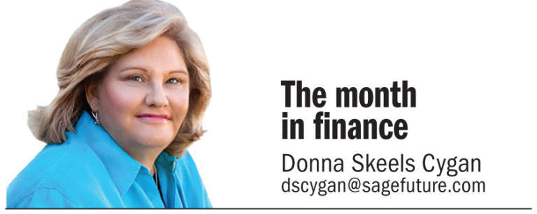The month in finance, Donna Skeels Cygan