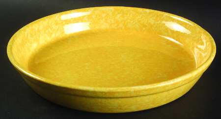 yellow pie plate